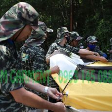 Nhận may nón lính cho học sinh TPHCM quận Bình Tân - Đồng phục lính cho Tuệ Đức