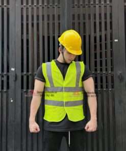 Áo gile bảo hộ phản quang xanh