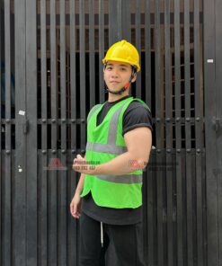 Áo gile bảo hộ phản quang xanh lá
