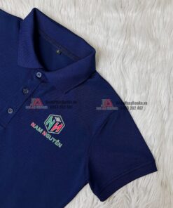 Logo mặt trước đồng phục áo thun công ty giá rẻ