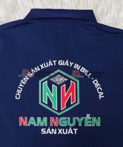 Logo sau lưng áo đồng phục công ty