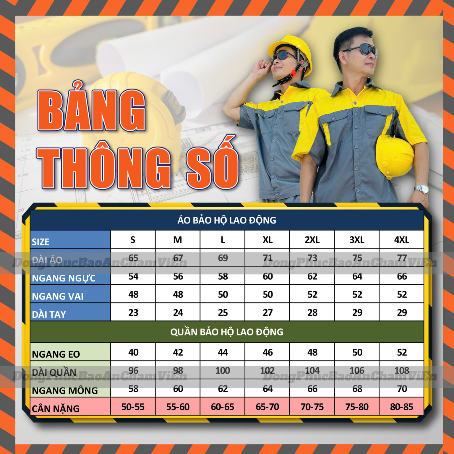 bang-size-dong-phuc-bao-ho-lao-dong-ngan-tay